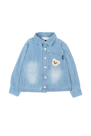 camicia con applicazione PALM ANGELS KIDS | PBDX002S26DEN001050